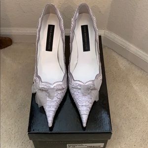 Steve Madden Luxe white Embrace heels